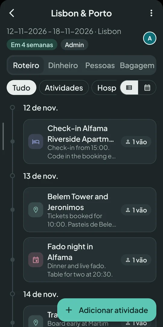 Roteiro dia a dia de uma viagem a Lisboa e Porto